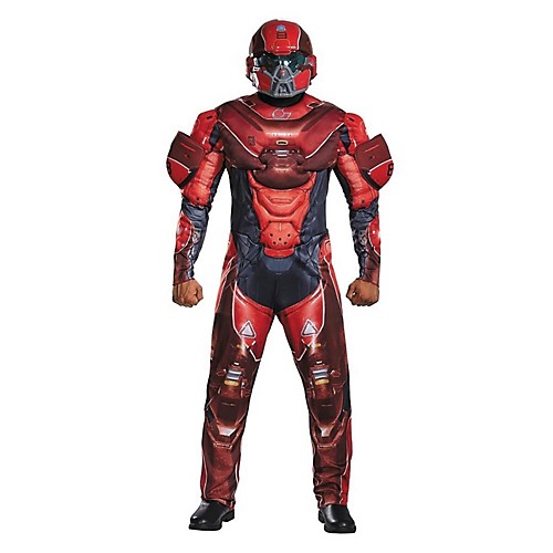 Featured Image for Men’s Red Spartan Muscle Costume – Halo