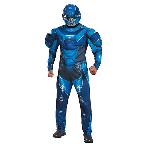 Featured Image for Men’s Blue Spartan Muscle Costume – Halo
