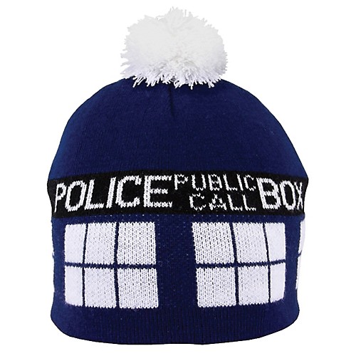 Featured Image for Doctor Who Tardis Pom Beanie