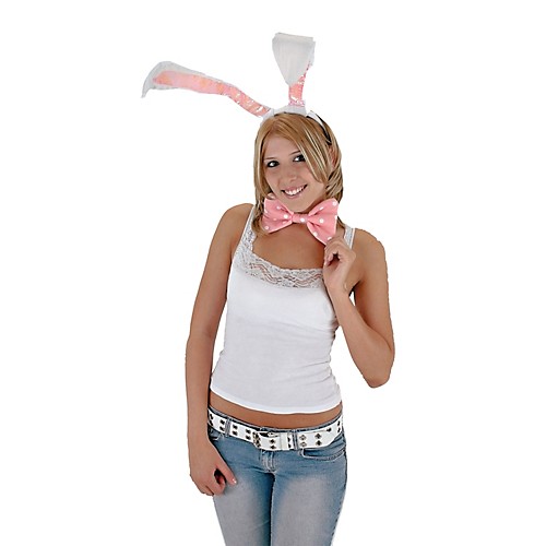 Featured Image for Bunny Ears Bow Tail Set White