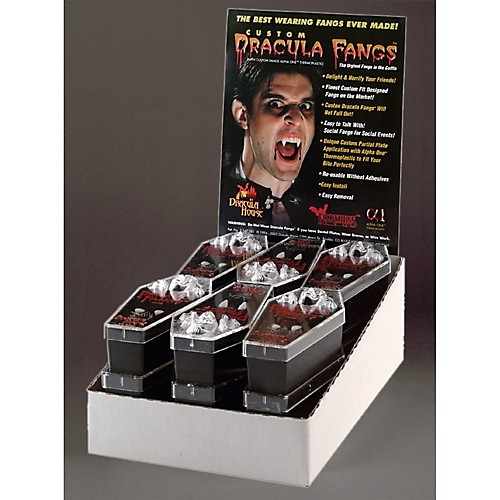 Featured Image for Dracula Fangs Display – 12 Pairs