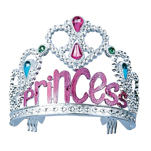 Featured Image for Tiara Princess Silver/Pink Child