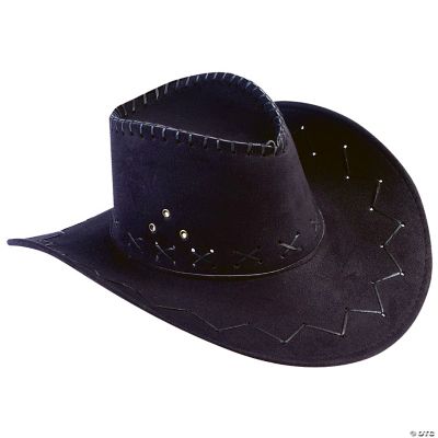 Featured Image for Hat Cowboy Flocked Black Adult