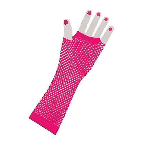 Featured Image for Gloves Fingerless Long Pink