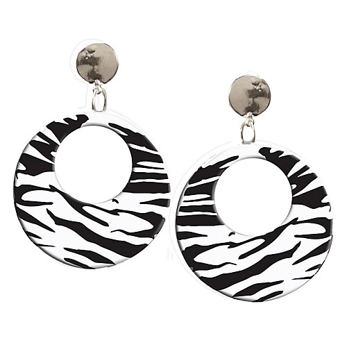 Featured Image for Earrings Zebra White