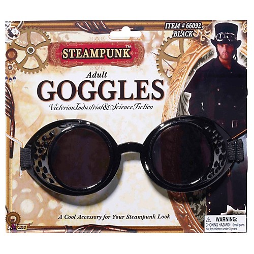 Featured Image for Steampunk Black Goggles
