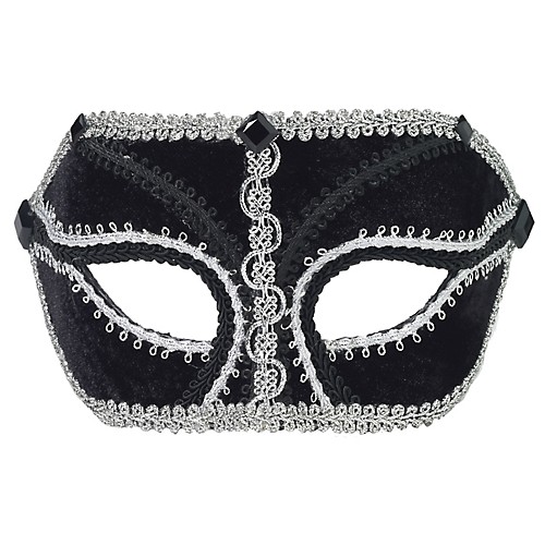 Featured Image for Women’s Black & Silver Venetian Mask
