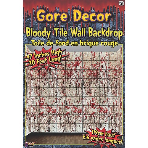 Featured Image for 20′ x 4′ Bloody Tile Wall Roll