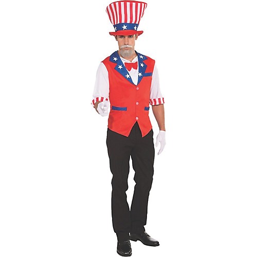 Featured Image for Men’s Patriotic Hat & Shirt Costume
