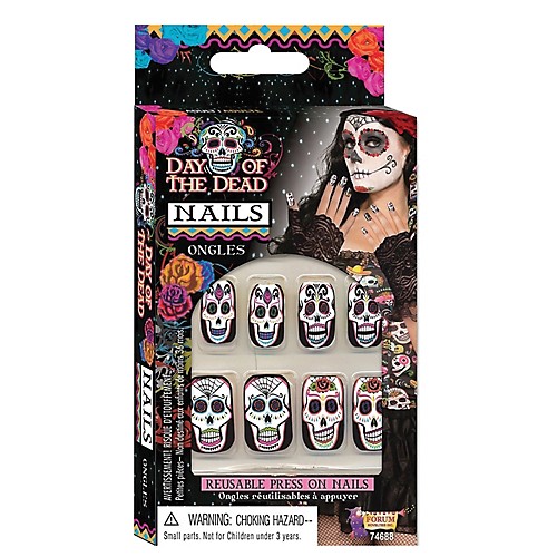 Featured Image for Day of Dead Nails Accessory
