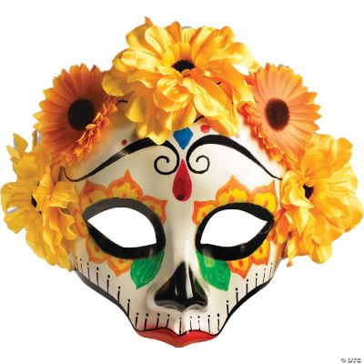 Featured Image for Women’s Day of Dead Mask with Flowers