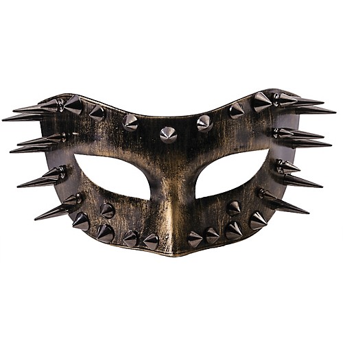Featured Image for Men’s Gold Spiked Steampunk Mask