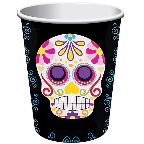 Featured Image for Day of the Dead Cups 9oz – Pack of 8