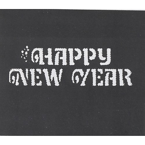 Featured Image for Stencil Happy New Yr Stainl