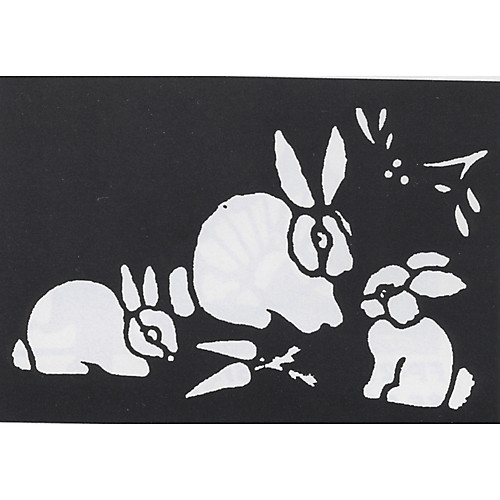 Featured Image for Stencil Bunnies Brass