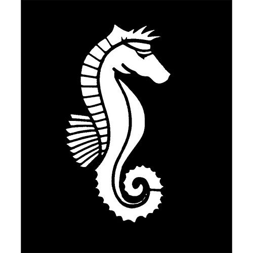 Featured Image for Stencil Seahorse Stainless