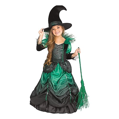 Featured Image for Girl’s Emerald Witch Costume