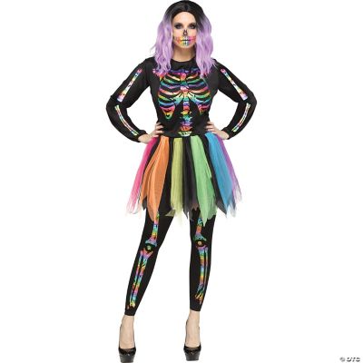 Featured Image for Skeleton Rainbow Foil Adult Costume