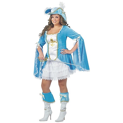 Featured Image for Women’s Plus Size Madam Musketeer Costume