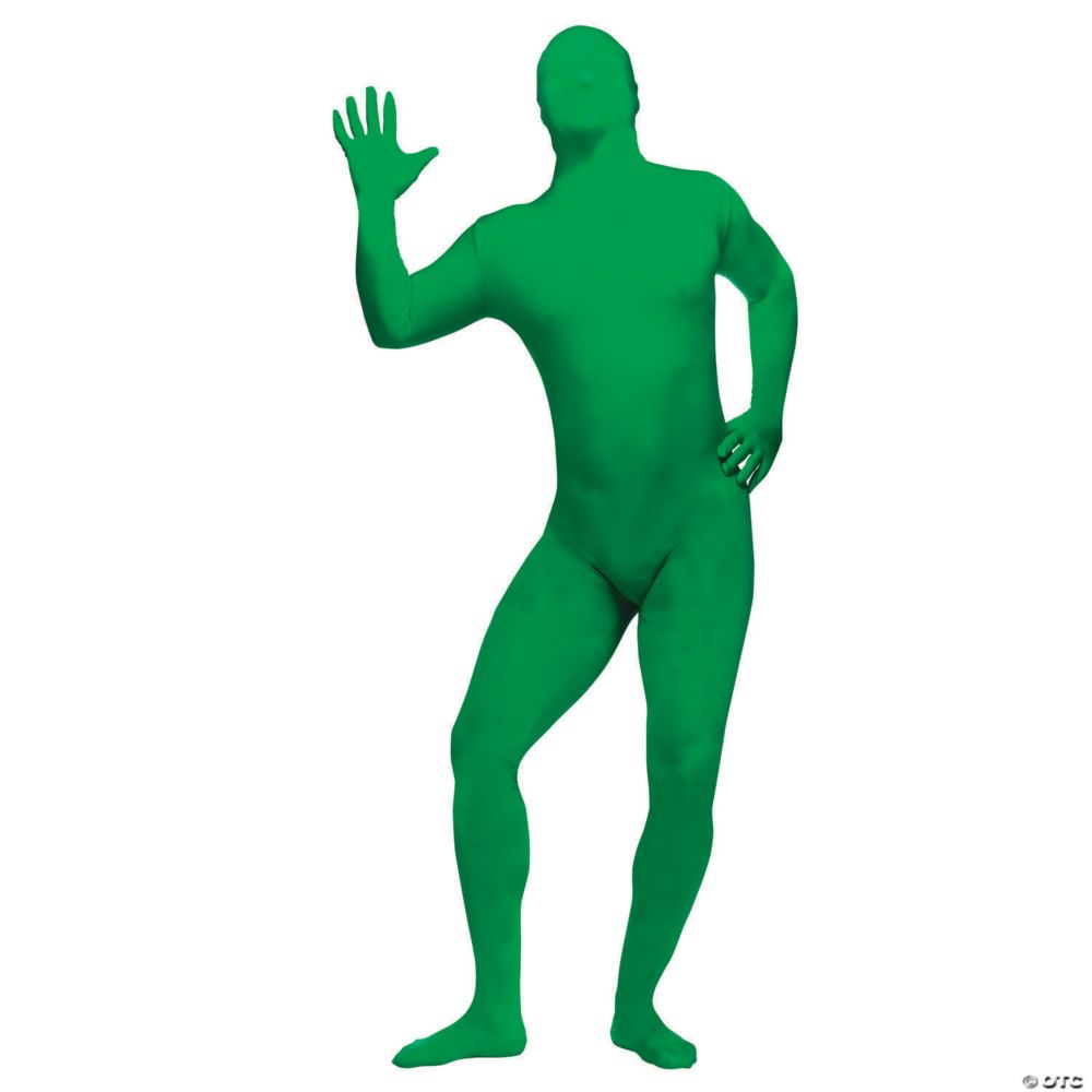 Teen's Green Skin Suit Costume