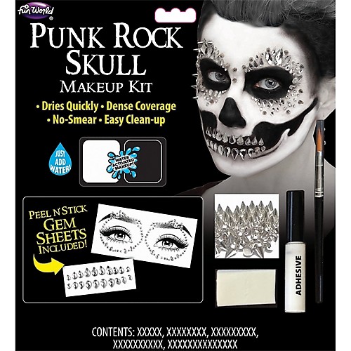 Featured Image for Punk Rock Skull Makeup Kit