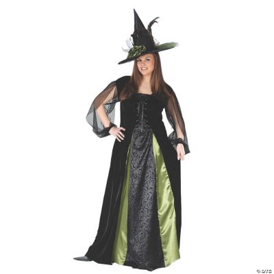 Featured Image for Women’s Plus Size Witch Goth Maiden Costume