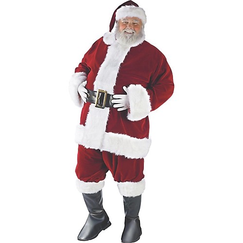 Featured Image for Men’s Plus Size Ultra Velvet Santa Suit