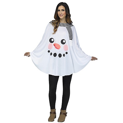 Featured Image for Snowman Poncho Adult