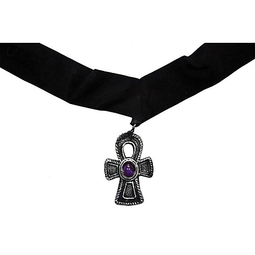 Featured Image for Choker Velvet Cross with Purple
