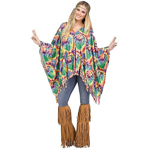 Featured Image for Poncho Tie-Dye Hippie
