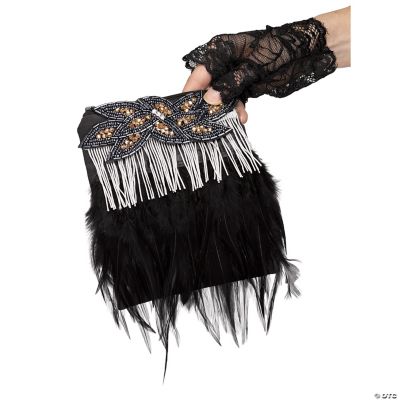 Featured Image for Flapper Purse Fringe Feather G