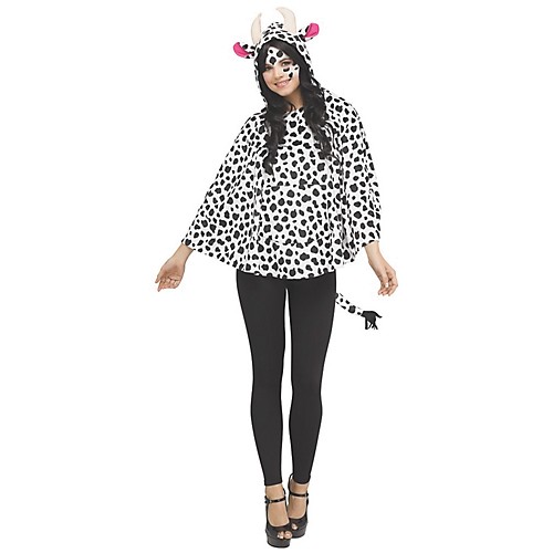 Featured Image for Women’s Cow Hooded Poncho