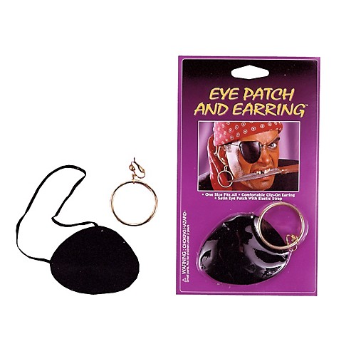 Featured Image for Eye Patch Satin with Earring