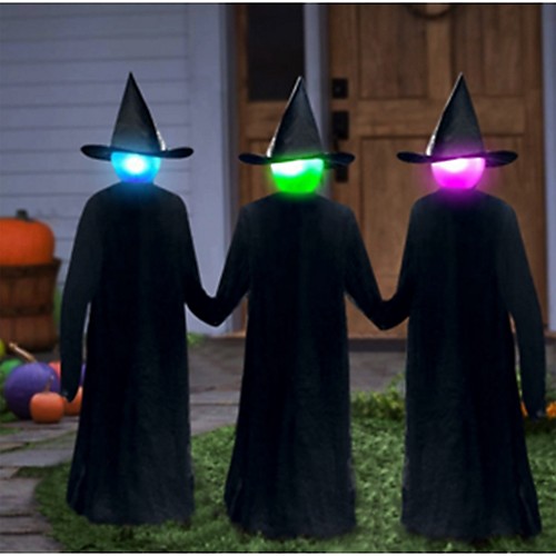 Featured Image for 30″ Luminated Lawn Witty Witches – Set Of 3