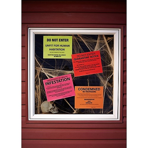 Featured Image for Condemned Signs – 4 Pack