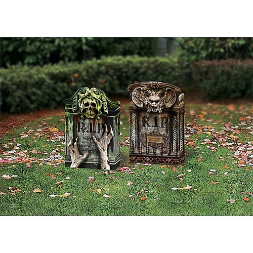 Featured Image for 22″ Tombstone Folding with Light-Up Eyes – 2 Piece Set