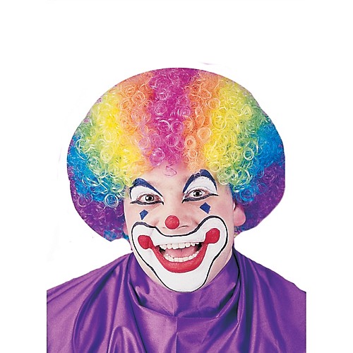 Featured Image for Rainbow Clown Wig
