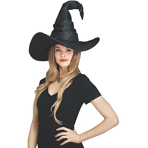 Featured Image for Curved Cone Witch Hat – Black