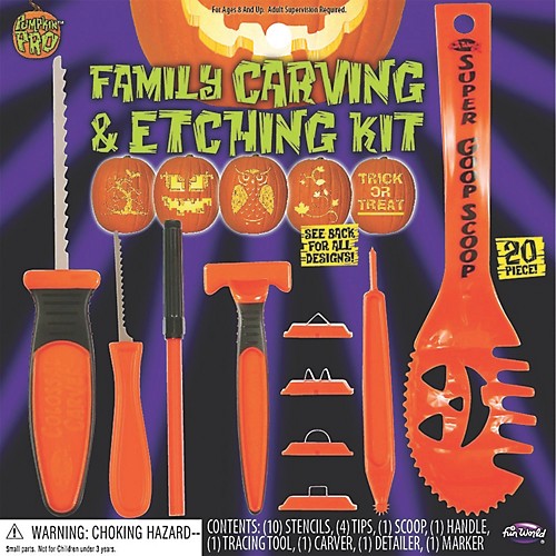 Featured Image for 20-Piece Pumpkin Carving & Etch Kit