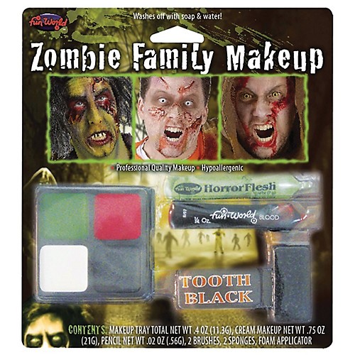 Featured Image for Zombie Family Makeup Kit