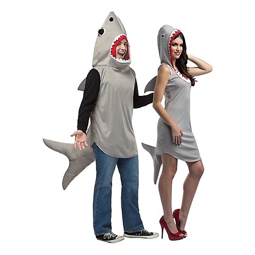 Featured Image for Sand Shark Hoodie & Dress Couples Costume