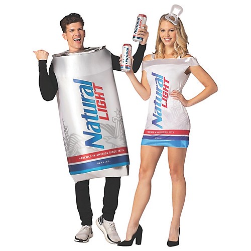 Featured Image for Natural Light Can Tunic & Dress Couples Costume
