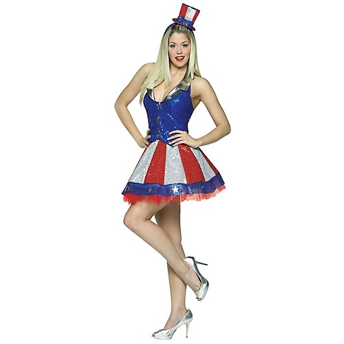Featured Image for Women’s Aunt Samantha Patriotic Costume