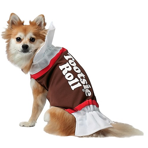 Featured Image for Tootsie Roll Dog Costume