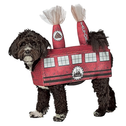 Featured Image for Poop Factory Dog Costume