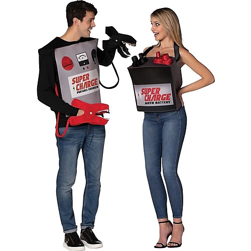 Featured Image for Battery & Jumper Cables Couple Costume – Adult