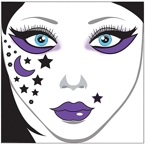 Featured Image for Face Decal Moon Stars