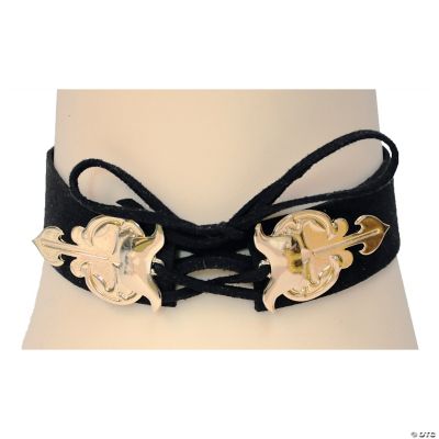 Featured Image for Suede Choker W/Gold Metal Trim