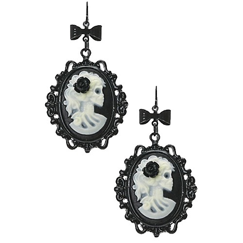 Featured Image for Glow-in-the-Dark Cameo Earrings