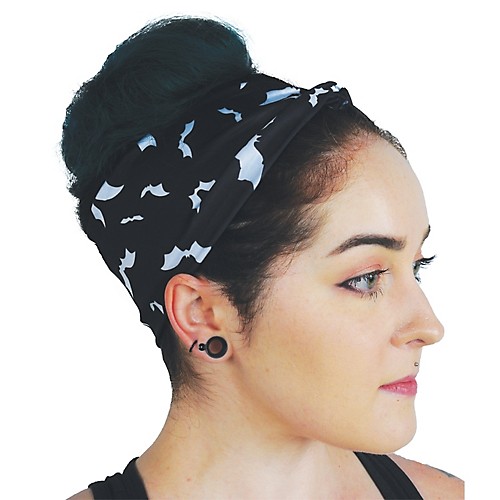 Featured Image for Metallic Batty Turban Headband
